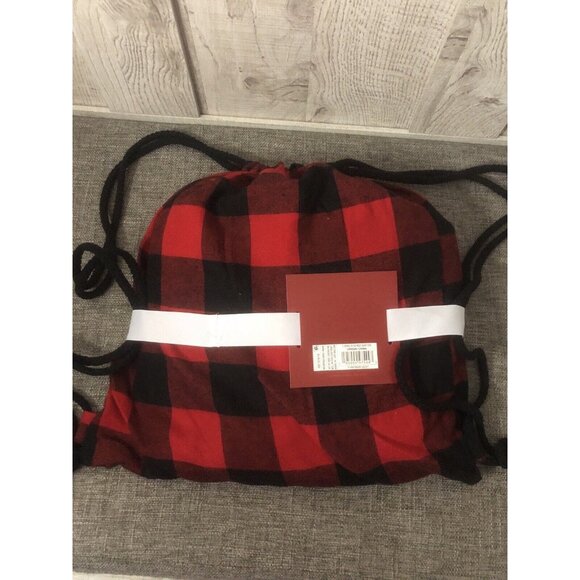 Wondershop Womens Red Black Buffalo Plaid Pajama Set Size XS Flannel - Picture 2 of 3